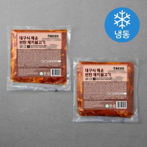 8도포차 대구식 매운 연탄 돼지불고기 (냉동), 300g, 2개