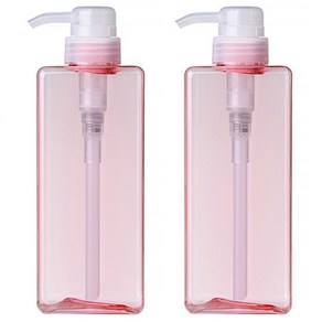 지앤와이 로션 펌프 공병 650ml, 핑크, 2개