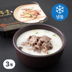 경복궁 한우사골 고기곰탕 (냉동), 600g, 3개