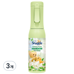 스너글 룸스프레이 카밍 포레스트 본품, 200ml, 3개