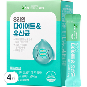 이너랩 S라인 다이어트 유산균, 105g, 4개