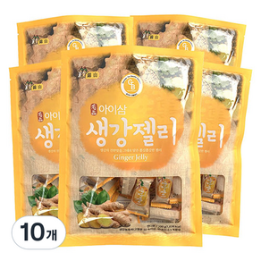 아이삼 생강젤리, 10개, 200g