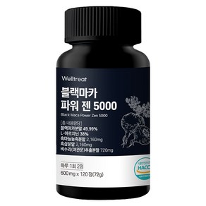 웰트릿 블랙마카 파워젠5000 72g 600ml, 1개