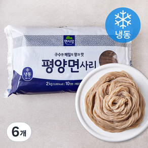 면사랑 평양면사리 10인분 (냉동), 2kg, 6개