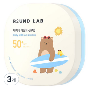 라운드랩 베이비 마일드 선쿠션 SPF50+ PA++++, 16g, 3개