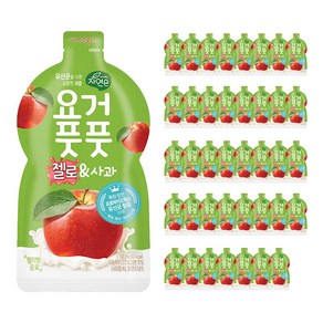 자연은 요거풋풋 젤로 앤 사과 젤리형 음료, 100ml, 40개