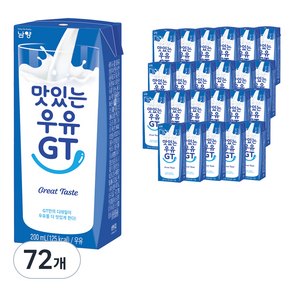 맛있는우유GT, 200ml, 72개