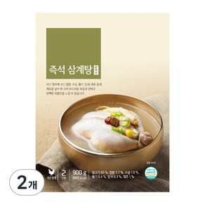 올가홀푸드 즉석 삼계탕, 900g, 2개