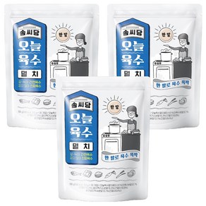 팔도 솜씨당 오늘 육수 멸치, 105g, 3개