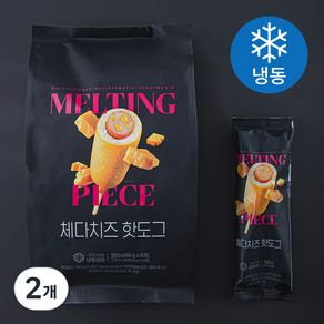 멜팅피스 체다치즈 핫도그 6개입 (냉동), 360g, 2개