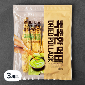 촉촉한 먹태 180g + 소스 60g, 240g, 3세트