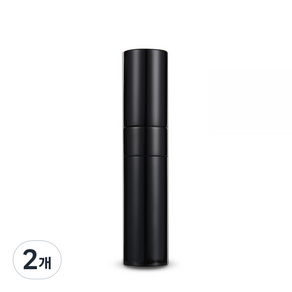 플라카 휴대용 간편한 향수 공병 15ml, 블랙, 2개