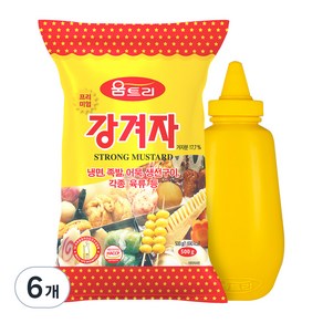 움트리 프리미엄 강겨자, 6개, 500g