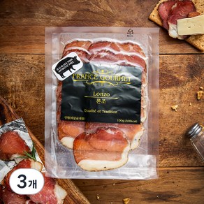 프랑스구르메 론조 슬라이스, 100g, 3개