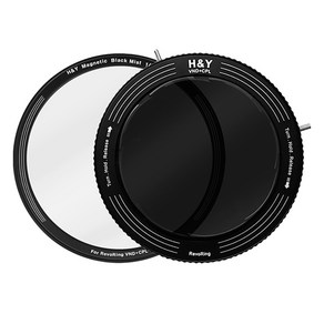 에이치앤와이 레보링 가변 ND3-1000CPL + 1/2 블랙미스트 67-82mm, 1개