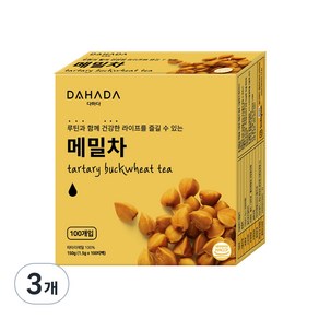 다하다 메밀차, 1.5g, 100개입, 3개