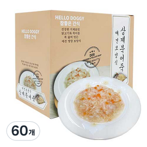 참좋은간식 삼계죽 강아지 간식 80g