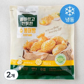 올반 올바르고 반듯한 슈 붕어빵 (냉동), 400g, 2개