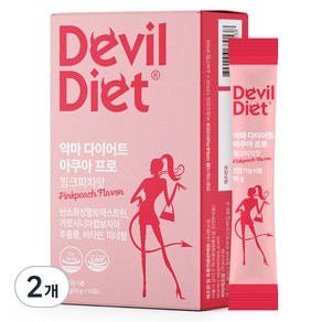 악마다이어트 아쿠아 프로 핑크피치맛 가르시니아 14p, 140g, 2개