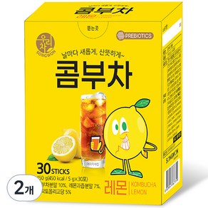 우리차 콤부차 레몬, 5g, 30개입, 2개