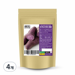 건강스토리 자색고구마 분말, 250g, 4개