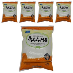 청은 옥수수맛 전분, 3kg, 5개