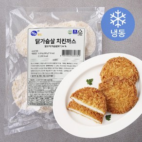 하늘푸드 닭가슴살 치킨까스 10입 (냉동)