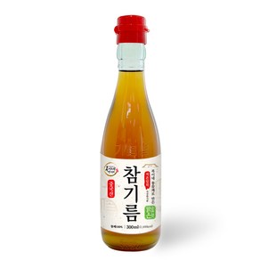 복이네먹거리 통깨로 만든 저온압착 순한맛 맑은참기름, 300ml, 1개