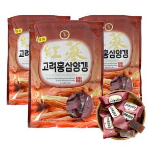 아이삼 고려홍삼양갱, 3개, 400g