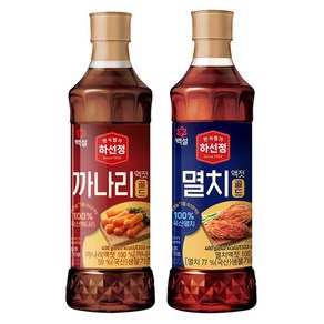 하선정 까나리 액젓골드 400g + 멸치액젓 400g, 1세트