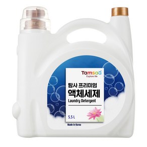 탐사 프리미엄 온가족 액체 세탁세제, 5.5L, 1개