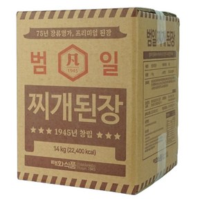 범일 찌개 된장, 14kg, 1개