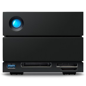 씨게이트 LaCie 2Big dock Thundebolt 3 외장 하드 디스크, 20TB, 블랙