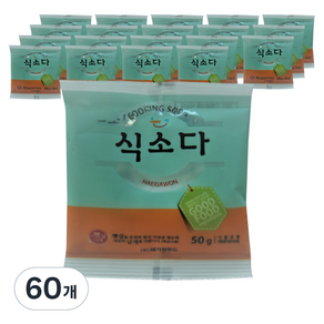 해가원 햇살나래 식소다, 50g, 60개