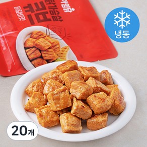 아임닭 닭가슴살 큐브 닭갈비맛 (냉동), 100g, 20개