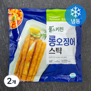 풀무원 풀스키친 롱 오징어 스틱 21개입 이상 (냉동), 1kg, 2개