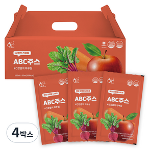 황금이네 국내산 ABC주스, 3L, 4박스