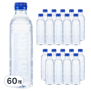 아임에코 가벼운샘 무라벨, 500ml, 60개