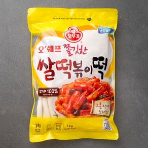 오뚜기 오쉐프 쌀떡볶이떡, 1kg, 1개