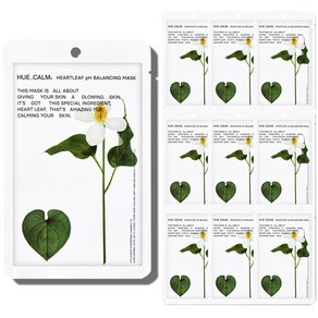 휴캄 어성초 Ph 밸런싱 미백 주름 기능성 마스크팩