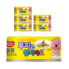 동원참치 루피는 참치마요, 100g, 6개