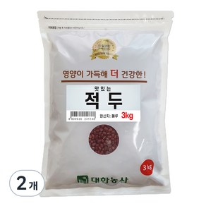 대한농산 맛있는 적두, 3kg, 2개