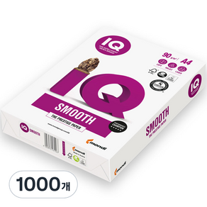 몬디 IQ SMOOTH ColoLok 높은평활 정밀평탄 복사용지 90g, A4, 1000개