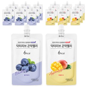 닥터리브 곤약젤리 블루베리 10p + 애플망고 10p