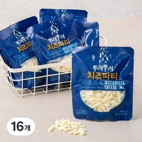 뿌려뿌려 치즈파티 모짜렐라 치즈, 40g, 16개