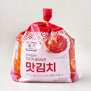 종가 아삭아삭 맛있게 썰어담은 맛김치, 1.7kg, 1개