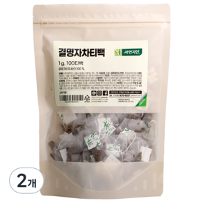 자연지인 결명자 차 삼각티백, 1g, 100개입, 2개