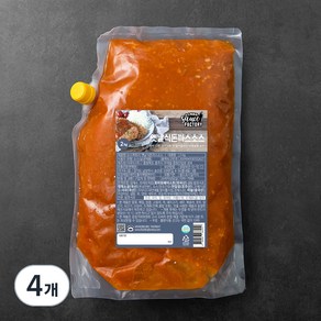푸딩팩토리 옛날식 돈까스 소스, 2kg, 4개