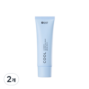 에스엔피 UV 퍼펙트 에어쿨 선크림 SPF50+ PA++++, 50ml, 50g, 2개