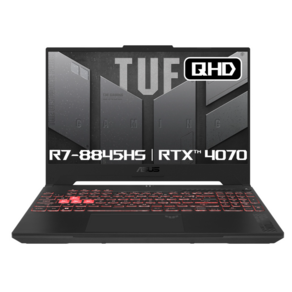 에이수스 2024 TUF 게이밍 A15 라이젠7 라이젠 8000 시리즈 지포스 RTX 4070, Mecha Gay, 2TB, 32GB, WIN11 Home, FA507UI-HQ154